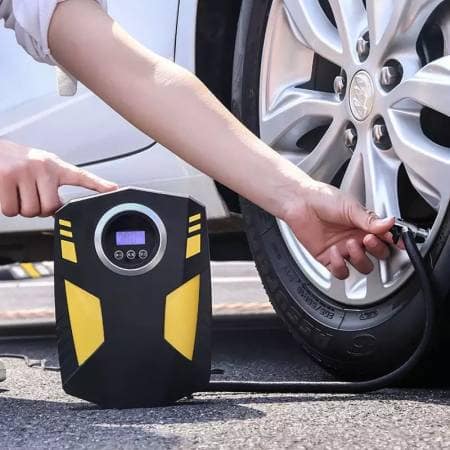 Car tyre deals air pressure pump